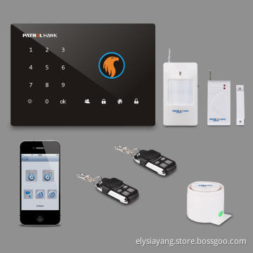 Built-in 6 Languages, Touch Keypad Wireless Alarm Security System in Learning Code PH-G2
